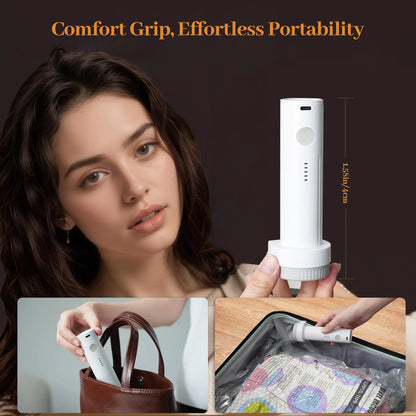 Space-saving compression bags for luggage and suitcase