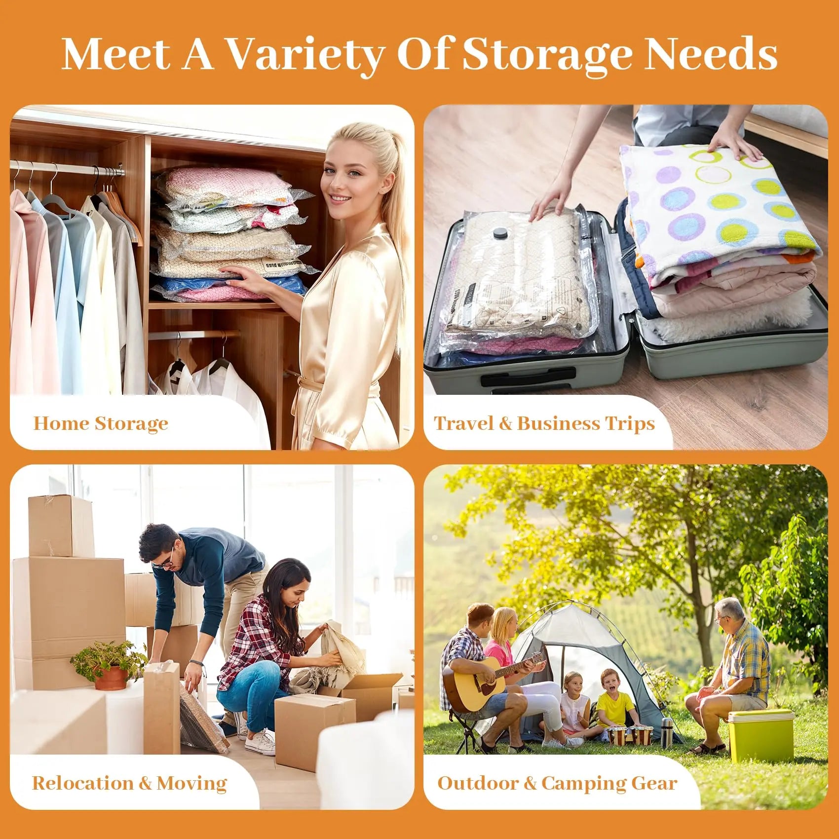 Travel Nest cordless vacuum bag set — pack more, stress less